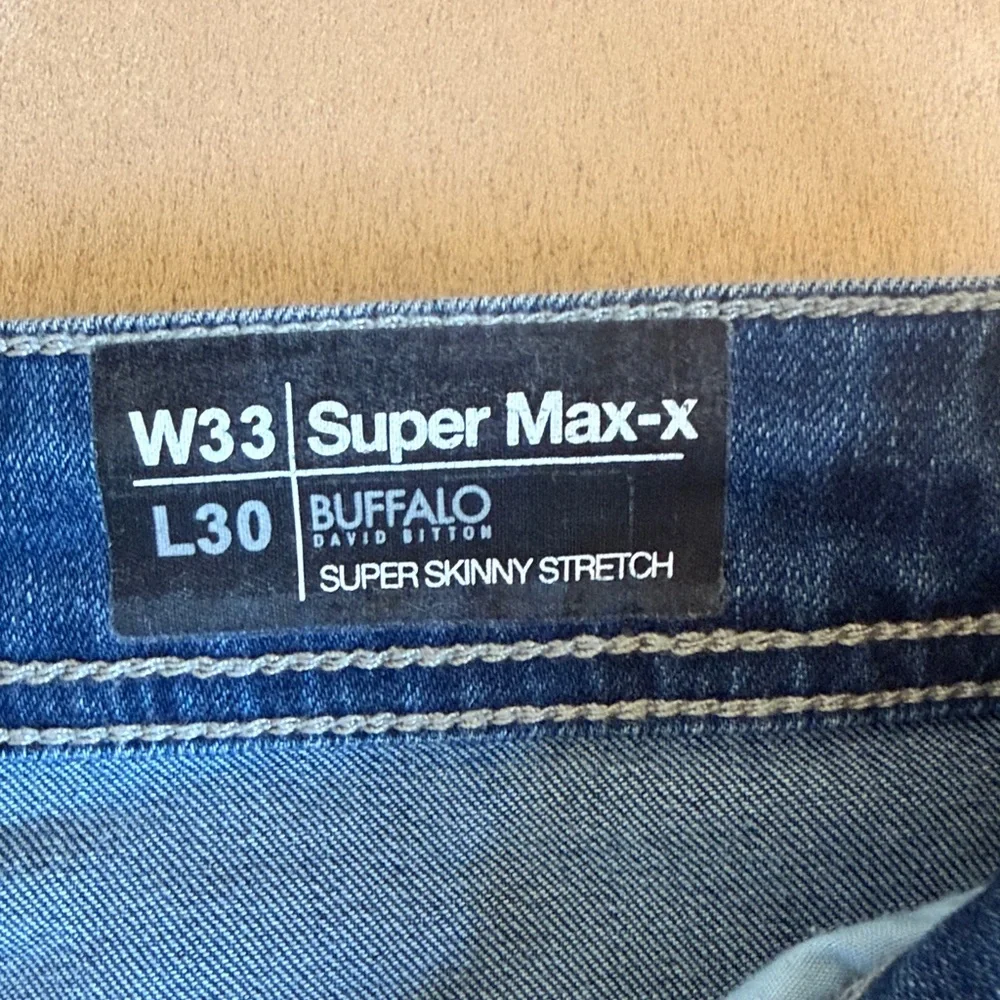Buffalo David Bitten Super Max -X Men's Blue Jeans Size w33 L30